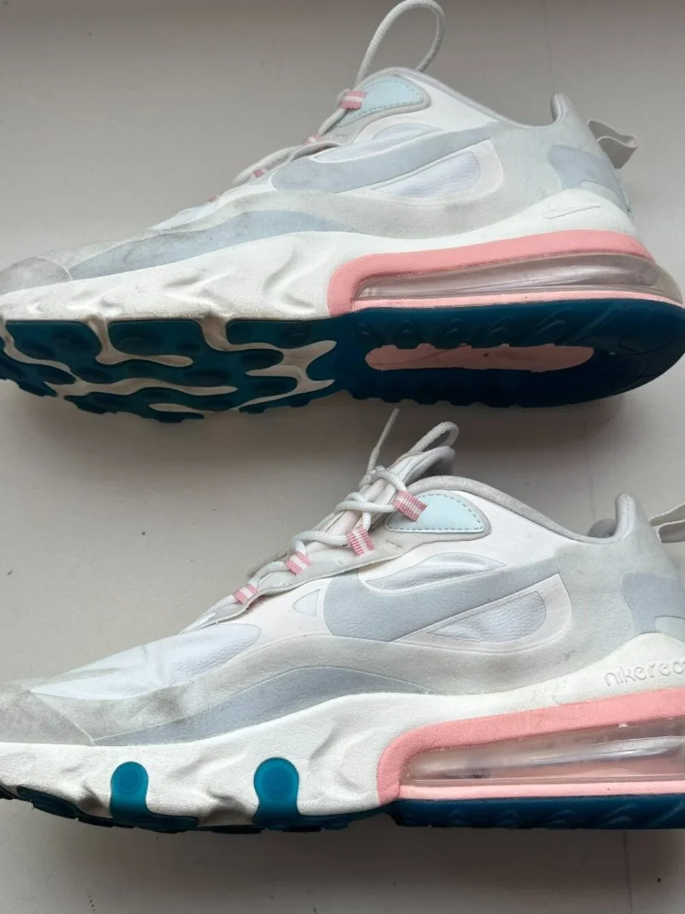 Nike Air Max 270 React American Modern Summit White A04971-100 Shoes‎ 11